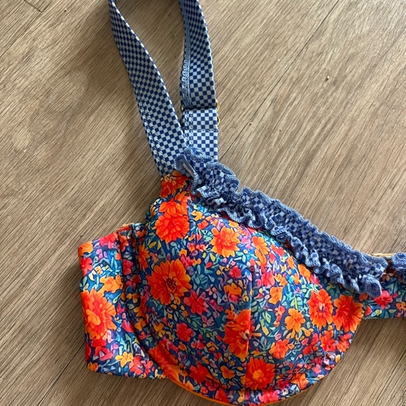 NWT- Strawberry Milk Mob Bikini Top - Picture 2 of 5